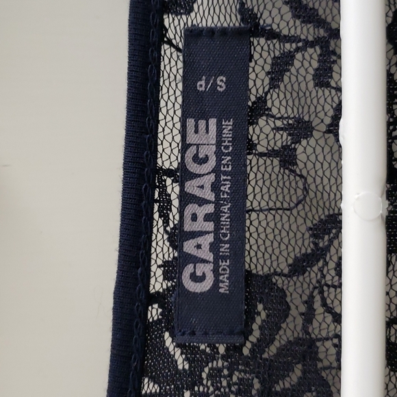 Garage womens blue floral and lace dress SM - Picture 5 of 9